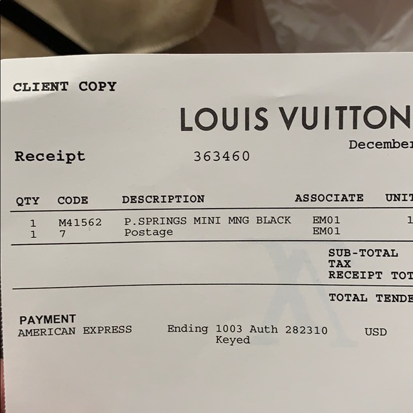 Brand New Louis Vuitton Palm Spring Mini Backpack - Picture 4 of 4